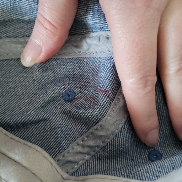 LOVE Denim & Rhinestones Classic Distressed Baseball Cap Unisex Adult - Picture 5 of 9